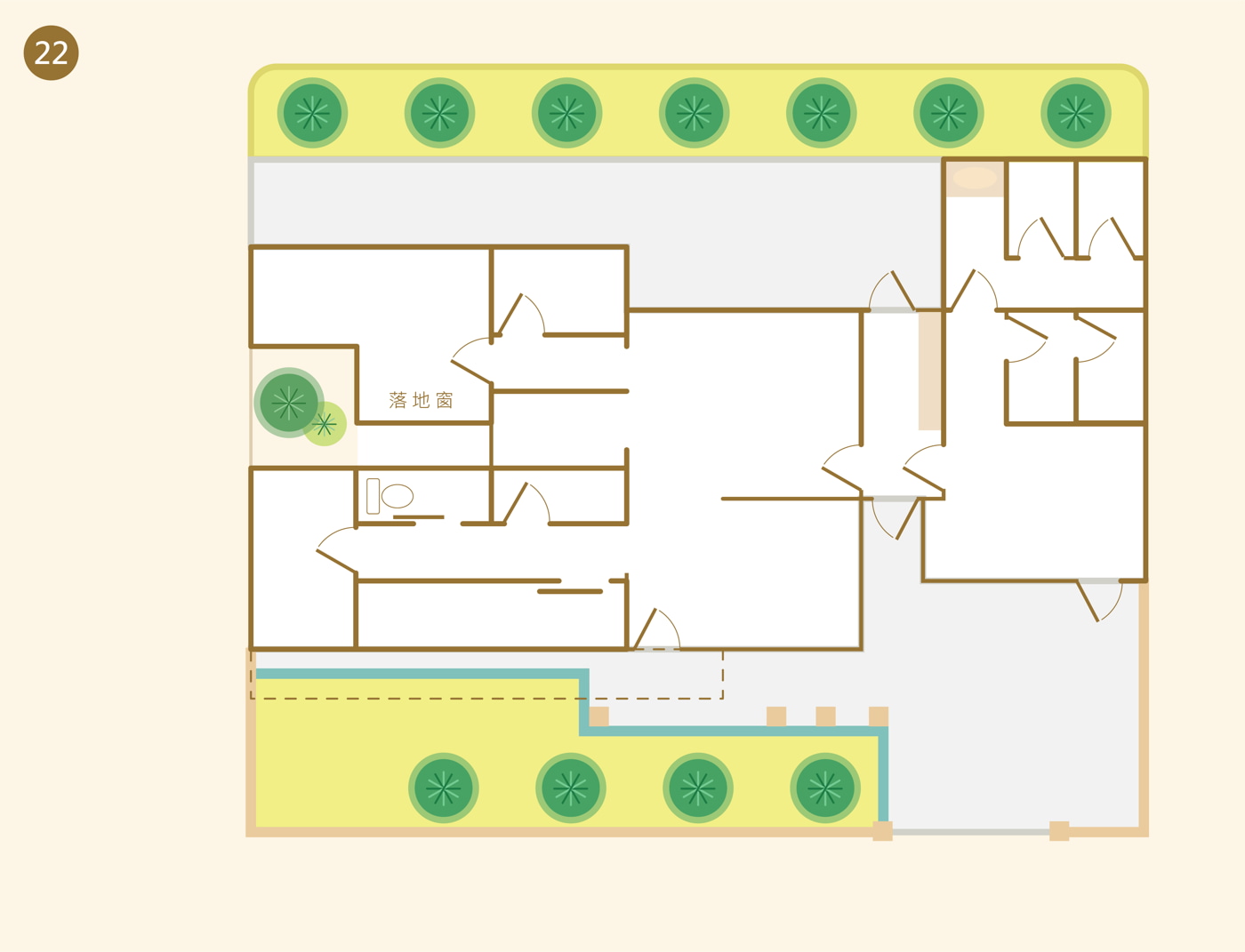 光華路三段 22 號平面地圖