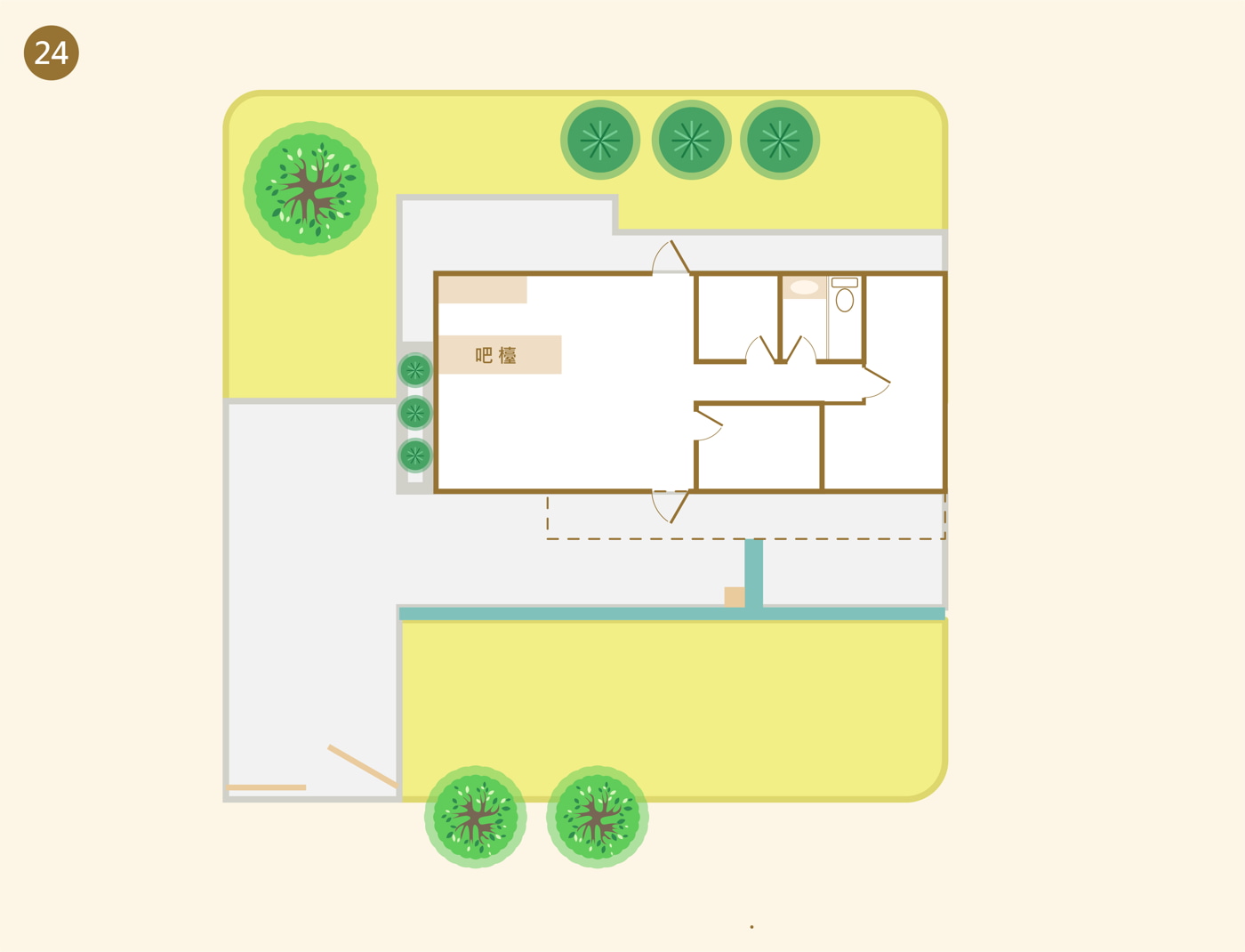 光華路三段 24 號平面地圖