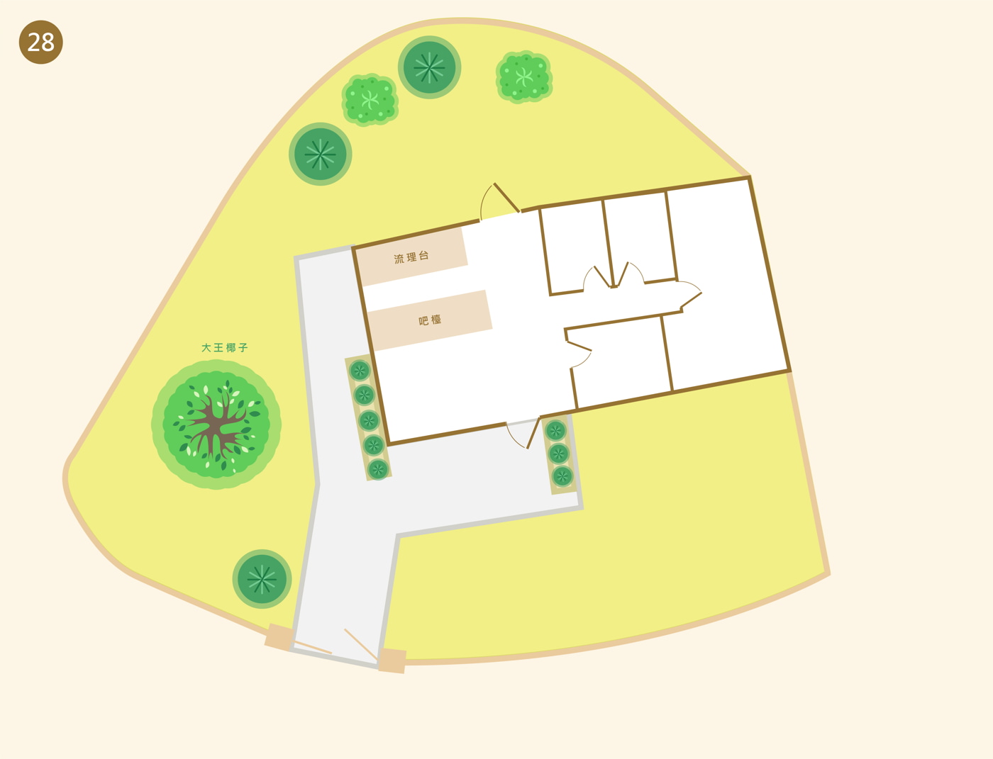 光華路三段 28 號平面地圖