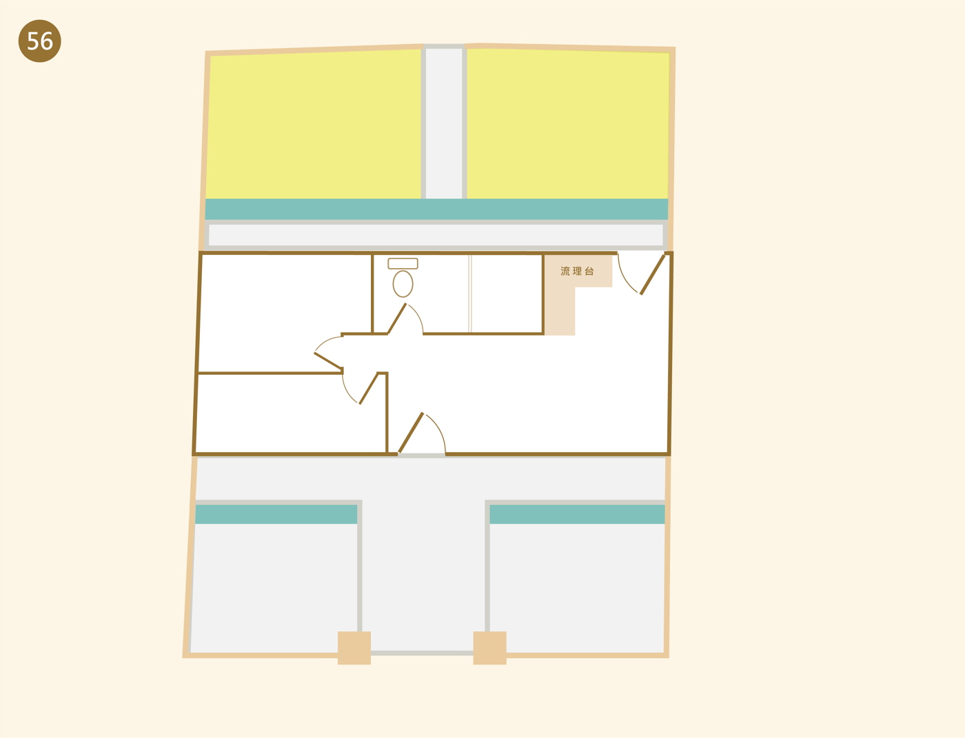 光華路 56 號平面地圖