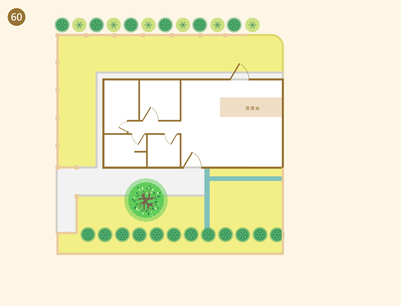 光華路 60 號平面地圖