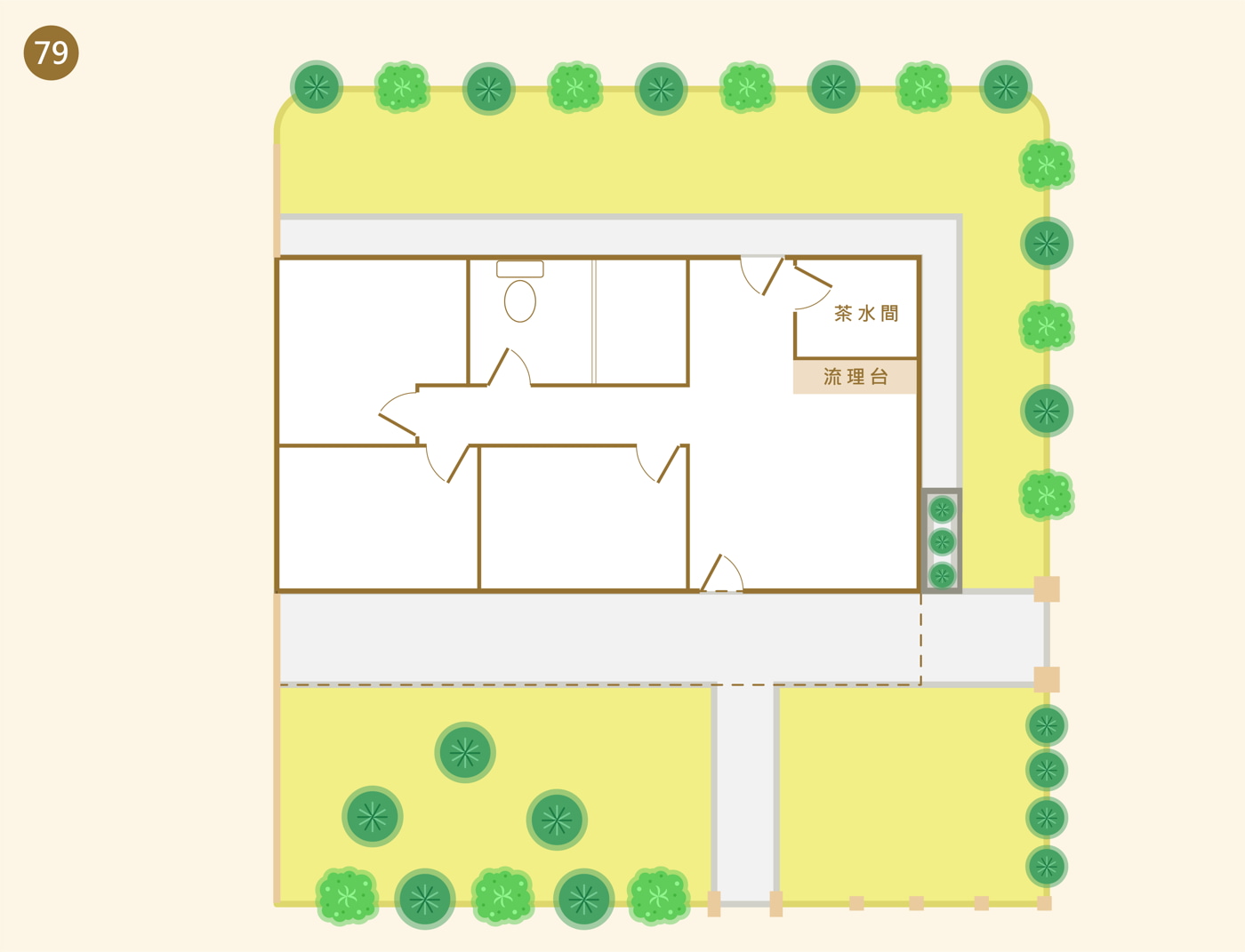 光華路 79 號平面地圖