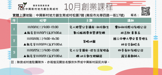 111年10月份課程公告_封面圖