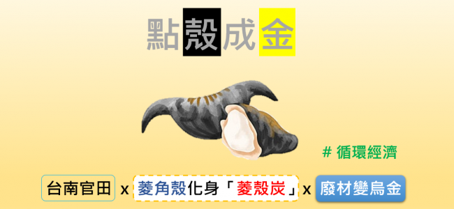 菱殼別丟，台南官田把廢材變烏金!!