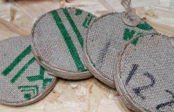 個性木片杯墊（每款專屬圖像）