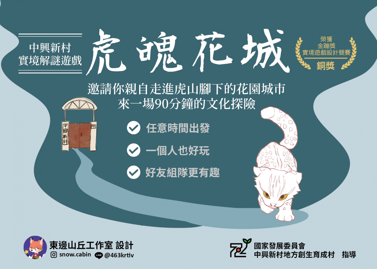 【虎魄花城】實境解謎遊戲序號